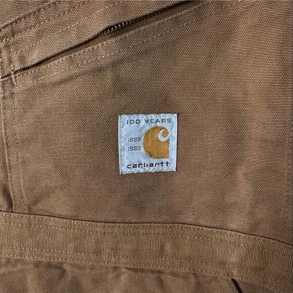 VTG Carhartt Quilt Lined 1989 Coveralls 48T - Picture 2 of 11